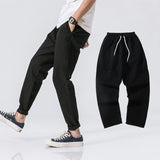 Streetwear Black Harem Pants