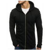 long-Sleeved solid hoodies