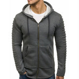 long-Sleeved solid hoodies