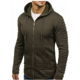 long-Sleeved solid hoodies