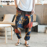 Baggy Cotton Linen Harem Pants