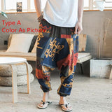 Baggy Cotton Linen Harem Pants