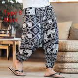 Baggy Cotton Linen Harem Pants