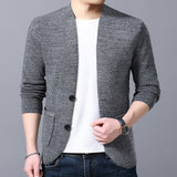 Men's thick knit cardigan