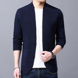 Men's thick knit cardigan