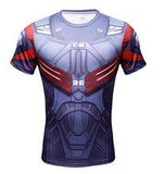 New Comic Superhero Compression Shirt