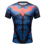 New Comic Superhero Compression Shirt