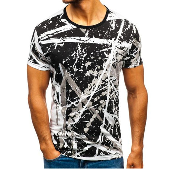 3D Digital Print Camouflage T-shirt
