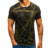 3D Digital Print Camouflage T-shirt