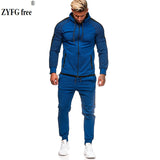 Fashion autumn men sweatshirts sets