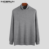 INCERUN Fashion Turtleneck Sweater