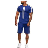 Casual stripe stitching hip-hop sports