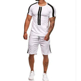Casual stripe stitching hip-hop sports