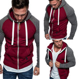 Fleece Hoodies Men Sweatshirts