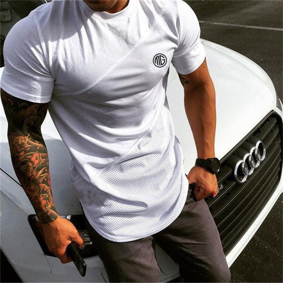 Brand Mens muscle T shirt