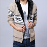 Brand Mens Fleece Sweatercoat
