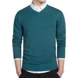 Pure color sweater