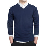 Pure color sweater