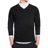 Pure color sweater