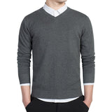 Pure color sweater