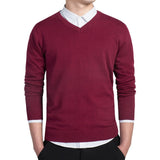 Pure color sweater