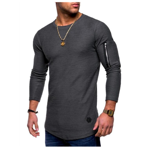Men's Neck Long Sleeve T-shirt