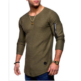 Men's Neck Long Sleeve T-shirt