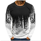 Men Camouflage Printed Male T Shirt