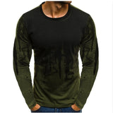 Men Camouflage Printed Male T Shirt