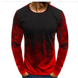 Men Camouflage Printed Male T Shirt
