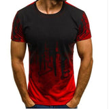 Men Camouflage Printed Male T Shirt