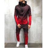 Men's  jogger Fashion top + Trousers